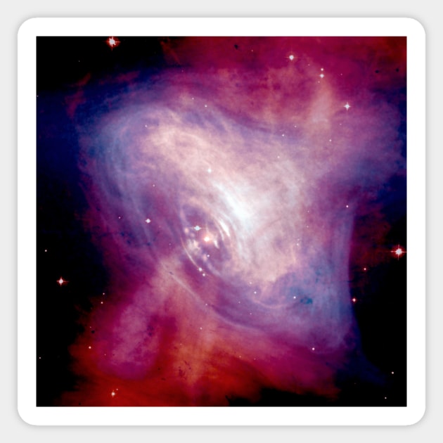 Crab nebula (R760/0060) Sticker by SciencePhoto